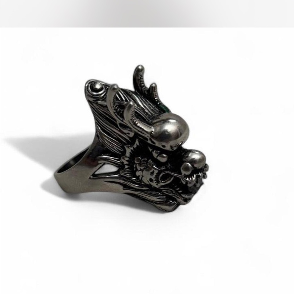 Dragon Head Men's Ring